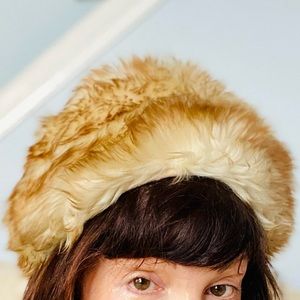 1970’s Italian Lamb Fur Hat. Size 7 1/2 - 8”